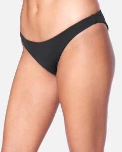 Solid Moderate Bikini Bottom -Quality Apparel Shop hb1007 black 3