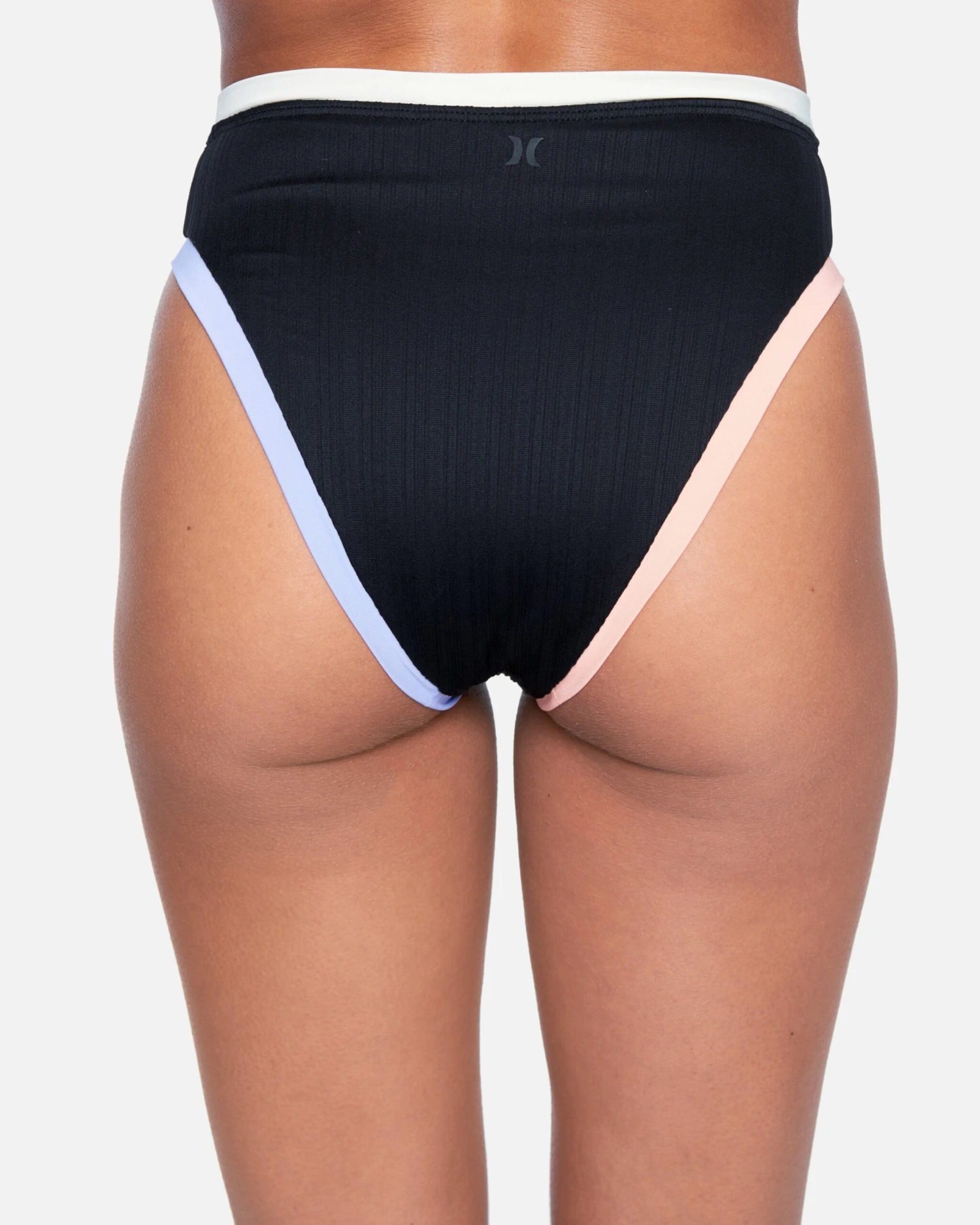 Colorblock Moderate High Waist Bikini Bottom 3 Colorblock Moderate High Waist Bikini Bottom - Image 3