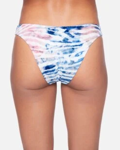 Zebra Color Wash Reversible Cheeky Bikini Bottom -Quality Apparel Shop hb1088 multi zebra 3