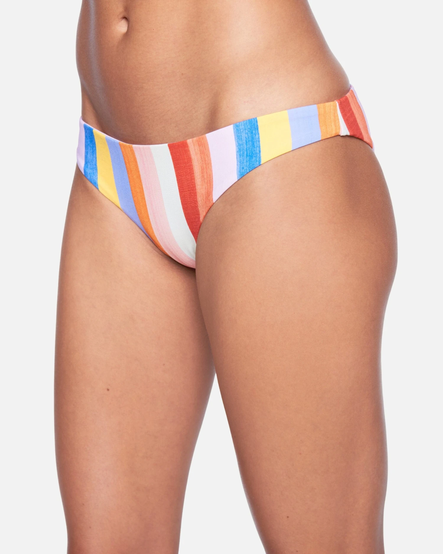 Retro Stripe Reversible Moderate Bikini Bottom 4 Retro Stripe Reversible Moderate Bikini Bottom - Image 4