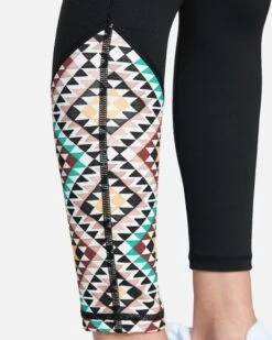 Hurley X Black Girls Surf Max Mosaic Geo Surf Legging -Quality Apparel Shop hb1158003 black multi 4