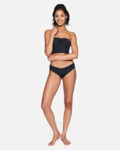 Solid Cheeky Hipster Bikini Bottom 8 Solid Cheeky Hipster Bikini Bottom -Quality Apparel Shop hb1159 black 4