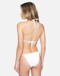 Texture Beach Cheeky Slider Tie Side Bikini Bottom -Quality Apparel Shop hb1160 coconut 3