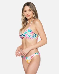 Floral Pop Moderate Bikini Bottom