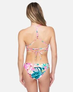 Floral Pop Moderate Bikini Bottom 7 Floral Pop Moderate Bikini Bottom -Quality Apparel Shop hb1166 floral pop multi 3