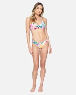 Floral Pop Moderate Bikini Bottom 8 Floral Pop Moderate Bikini Bottom -Quality Apparel Shop hb1166 floral pop multi 4