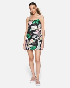 Flora Slip Mini Dress Cover Up