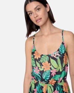 Bloom Wash Romper -Quality Apparel Shop hc0183 black 4