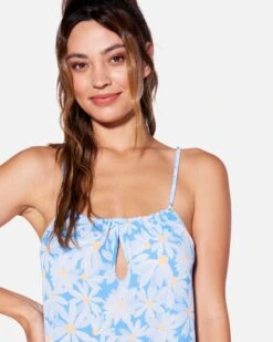 Daisy Me Tie Front Mini Dress 8 Daisy Me Tie Front Mini Dress -Quality Apparel Shop hc0196 bluebell 4