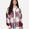 ESSENTIAL PLAID SHACKET
