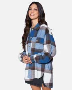 ESSENTIAL PLAID JACKET -Quality Apparel Shop hf24c866 blue 3 3638533a 08c7 4f5c b5c3 683b59f3f69f