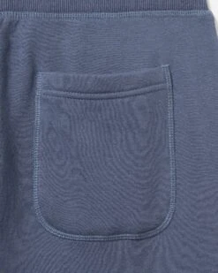 Exist Boxed Logo Relaxed Fit Cotton Fleece Jogger -Quality Apparel Shop hfa20vmb 00917 dark blue 3