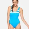 Block Party Rib Solid One Piece