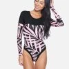Max Mystic Leaves Long Sleeve Bodysuit