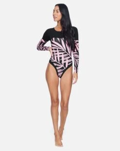 Max Mystic Leaves Long Sleeve Bodysuit -Quality Apparel Shop ho1046 wisteria leaves 5