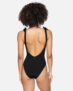 Solid Moderate One Piece -Quality Apparel Shop ho1075 black 3
