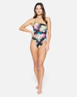 Hana Asymmetrical Cheeky One Piece -Quality Apparel Shop ho1116 black 4