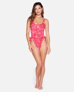 Star Struck Cheeky One Piece -Quality Apparel Shop ho1120 red pepper 4