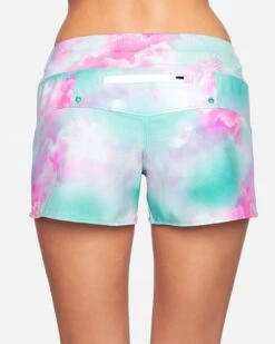 Carissa Moore Collection - Head In The Clouds 2.5" Soft Waistband Boardshorts -Quality Apparel Shop hs1024 lucite multi 3