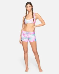 Carissa Moore Collection - Head In The Clouds 2.5" Soft Waistband Boardshorts -Quality Apparel Shop hs1024 lucite multi 4