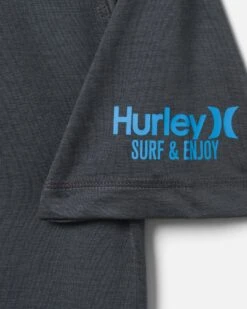 Exist Icon Short Sleeve Rashguard -Quality Apparel Shop hsp22vms 03963 black 3