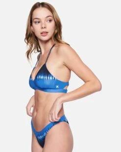 Ladies Dipped Print Adjustable Surf Top