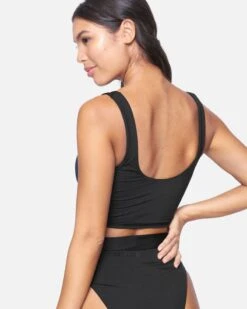 Pleated Midkini 7 Pleated Midkini -Quality Apparel Shop ht1013 black 3