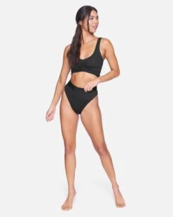 Pleated Midkini 8 Pleated Midkini -Quality Apparel Shop ht1013 black 4