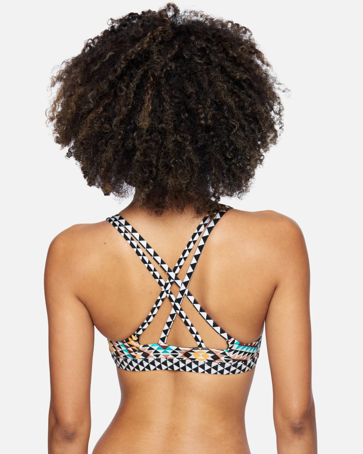 Hurley X Black Girls Surf Max Mosaic Geo Scoop Bikini Top 3 Hurley X Black Girls Surf Max Mosaic Geo Scoop Bikini Top - Image 3