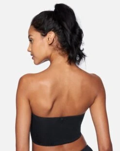 Solid Tube Bikini Top -Quality Apparel Shop ht1154 black 3