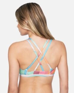 Hurley X Moore Aloha Max Retro Wave Scoop Bikini Top 8 Hurley X Moore Aloha Max Retro Wave Scoop Bikini Top -Quality Apparel Shop ht1171 retro wave multi 3