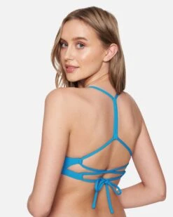 Solid Adjustable Bikini Top -Quality Apparel Shop ht1193 blue beat 3