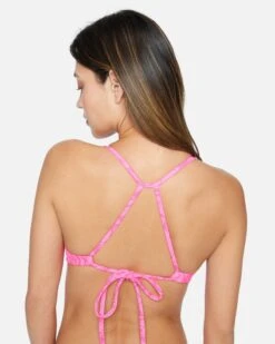 Jungle Walk Adjustable Open Back Top -Quality Apparel Shop ht1231 pink punch 3