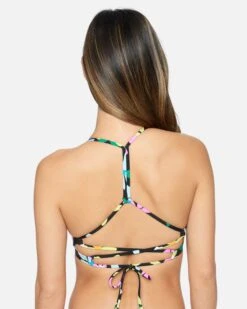 Daisy Pop Adjustable Bikini Top -Quality Apparel Shop ht1241 pink punch 3