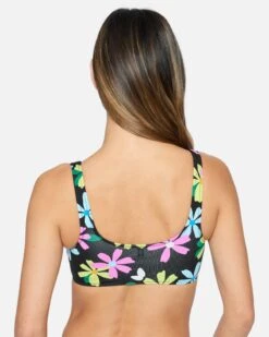 Daisy Pop Bralette -Quality Apparel Shop ht1243 pink punch 3