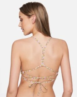 City Block Adjustable Bikini Top -Quality Apparel Shop ht1246 sweet creme 3