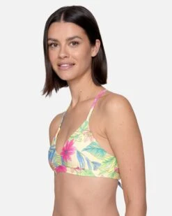 Bloom Wash Adjustable Bikini Top 7 Bloom Wash Adjustable Bikini Top -Quality Apparel Shop ht1284 natural print 2
