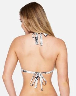 Beach Walk Adjustable Halter -Quality Apparel Shop ht1291 black white 3