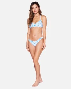 Daisy Me Rib Adjustable Open Back Top -Quality Apparel Shop ht1296 bluebell 4