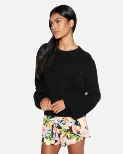 Rebel Sweater -Quality Apparel Shop hu004sw3 black 3