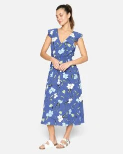 POPPY MIDI DRESS 7 POPPY MIDI DRESS -Quality Apparel Shop hu008d3 dark blue 3