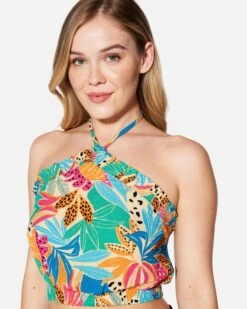BAHIA HALTER TOP -Quality Apparel Shop hu018w3 vibrant mint 4