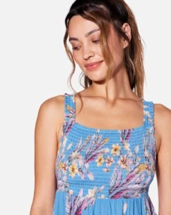 Flora Mini Dress 8 Flora Mini Dress -Quality Apparel Shop hu038d3 blue floral 4