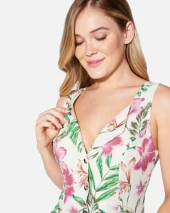 BOTANIC TUBE DRESS -Quality Apparel Shop hu039d3 cream 4