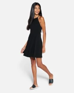 Melody Mini Dress -Quality Apparel Shop hu040d3 black 3