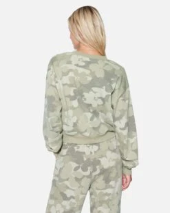 Floraflage Crewneck -Quality Apparel Shop hu042f3 khaki 2