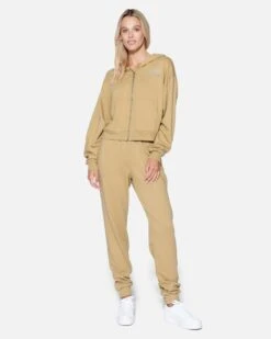 Playa Crop Zip Up Hoodie 13 Playa Crop Zip Up Hoodie -Quality Apparel Shop hu058f3 tan 4