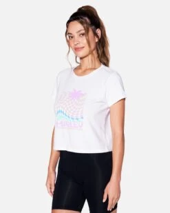 Checkered Beach Baby Tee -Quality Apparel Shop hu083k3 white 3