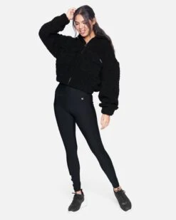 Teddy Bomber 9 Teddy Bomber -Quality Apparel Shop hur010 black 4