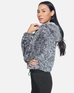 Sherpa Zip Front Jacket 8 Sherpa Zip Front Jacket -Quality Apparel Shop hur021gry grey 3